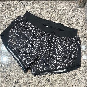 Small Under Armor - Black and White Women's Shorts